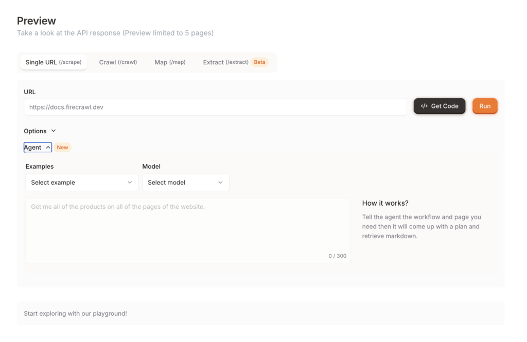 An In-Depth Guide to Firecrawl Playground: Exploring Scrape, Crawl, Map, and Extract Features for Smarter Web Data Extraction